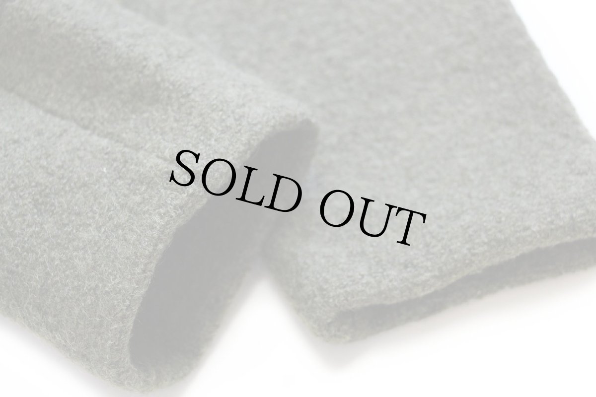 画像7: オーストリア製 GEIGER スタンドカラー チロリアン ニット切り替え ボイルドウール ジャケット オリーブ 56 (7)