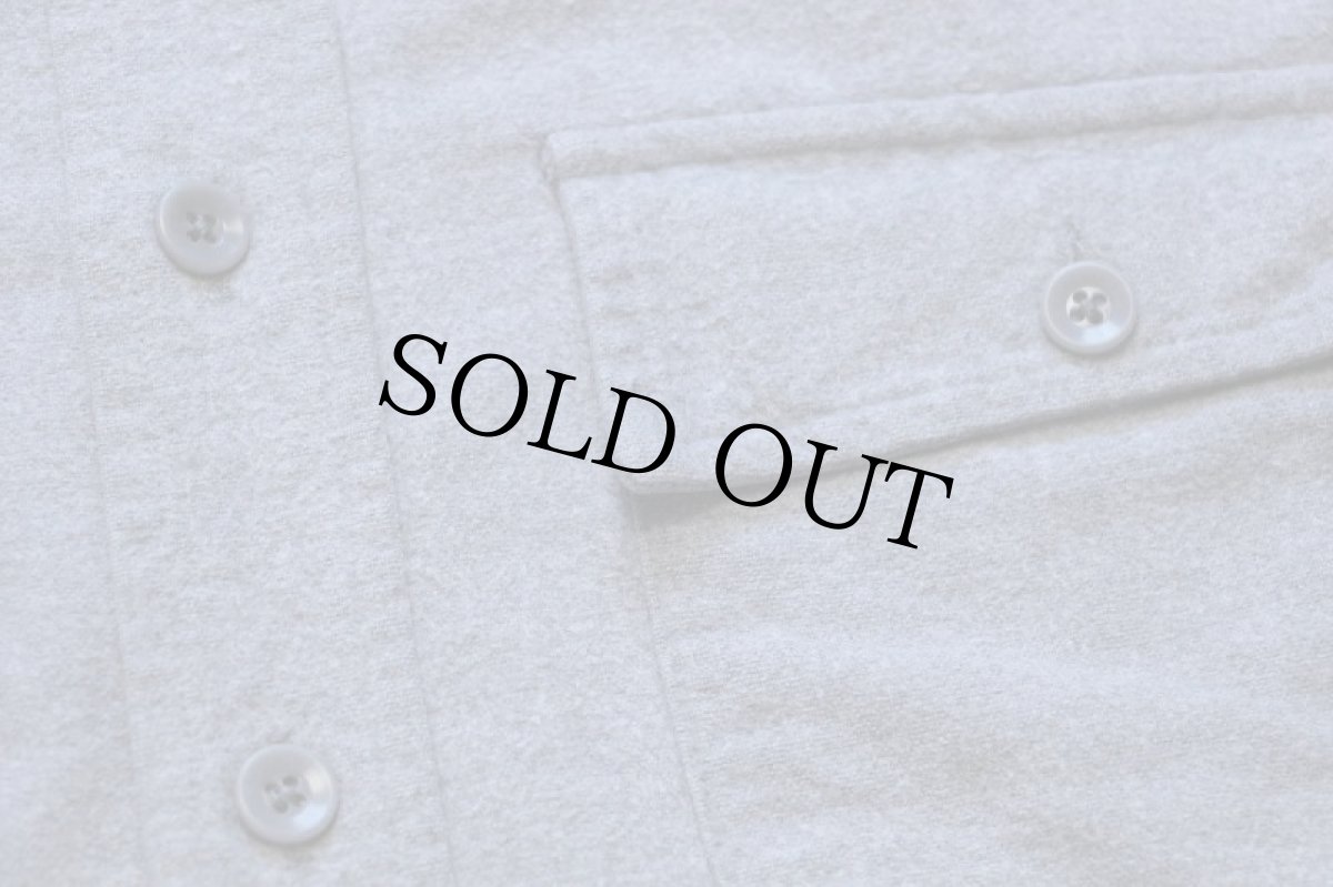 画像5: 80s USA製 L.L.Bean CHAMOIS CLOTH SHIRT 無地 コットン シャモアクロスシャツ グレー 16.5 (5)