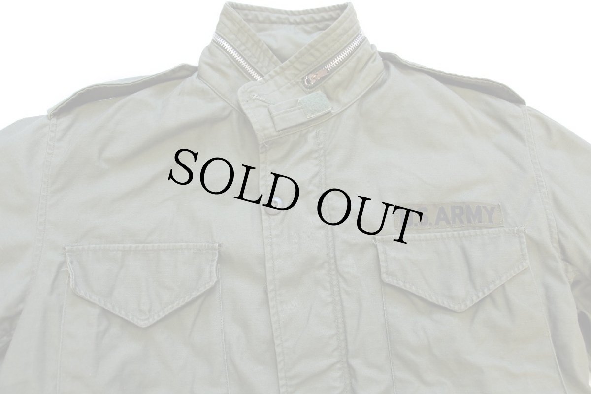 画像3: 60s 米軍 U.S.ARMY パッチ付き M-65 フィールドジャケット 2nd オリーブグリーン R-M (3)