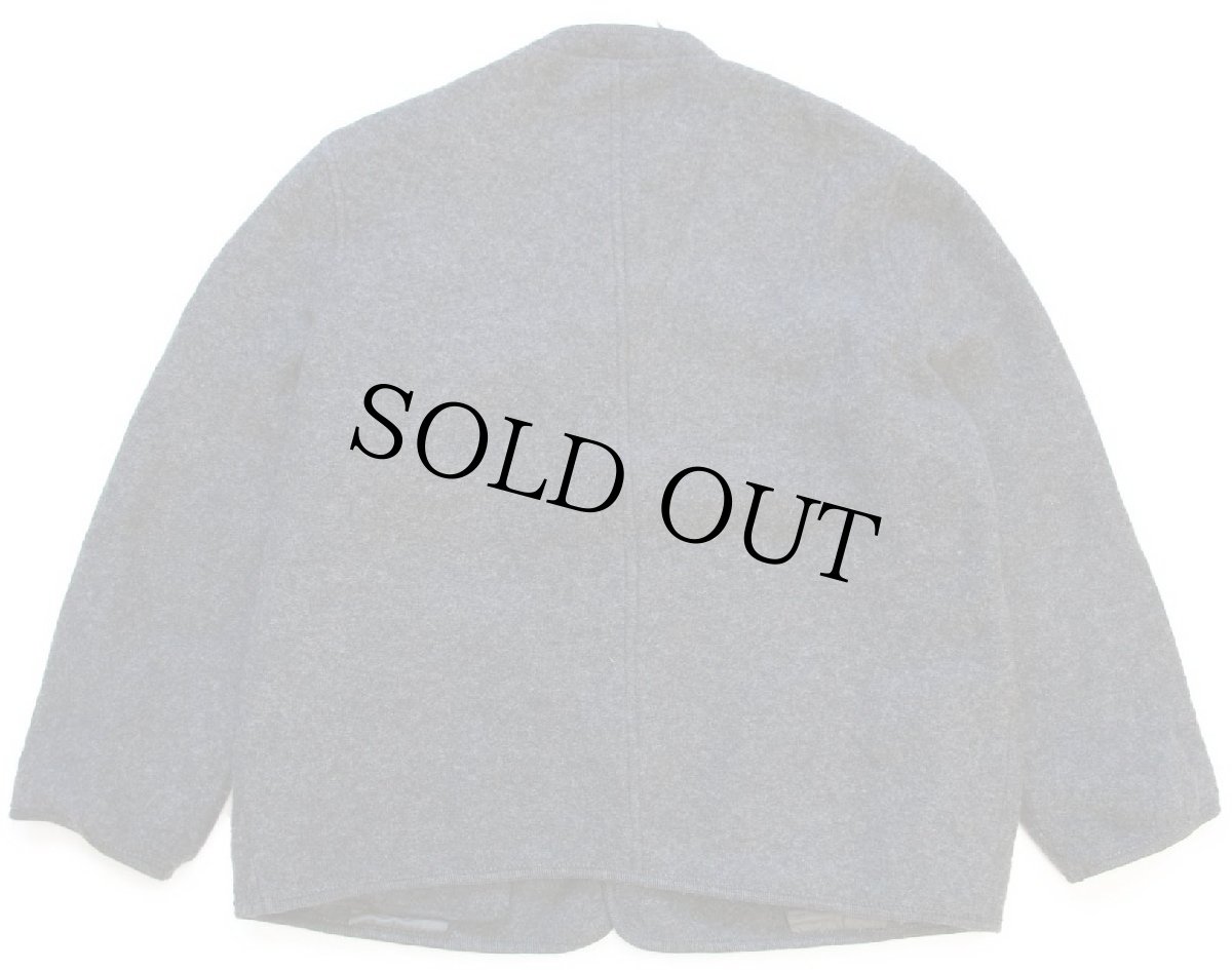 画像2: オーストリア製 GIESSWEIN スタンドカラー チロリアン ボイルドウール ジャケット チャコールグレー 52 (2)