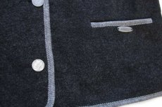 画像5: オーストリア製 GIESSWEIN チロリアン ボイルドウール ジャケット チャコールグレー 16 (5)