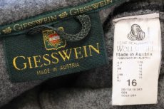 画像4: オーストリア製 GIESSWEIN チロリアン ボイルドウール ジャケット チャコールグレー 16 (4)