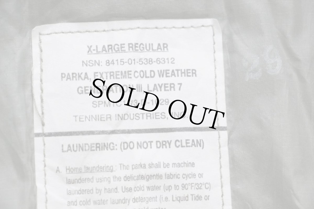 画像4: 13 米軍 U.S.ARMY ECWCS GEN3 LEVEL7 PRIMALOFTプリマロフト ジャケット アーバングレー XL-R (4)