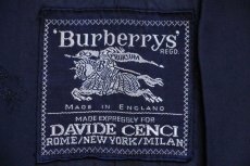 画像5: 80s 英国製 Burberrysバーバリー PRORSUM DAVIDE CENCI カシミヤ100% ステンカラーコート 濃紺 52★バルマカーン (5)