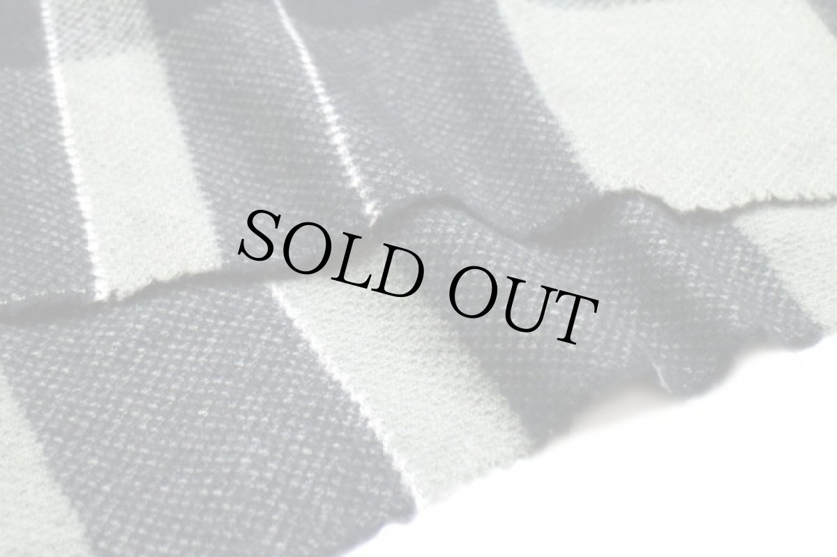 画像5: イタリア製 Borsalinoボルサリーノ タータンチェック ウール マフラー (5)