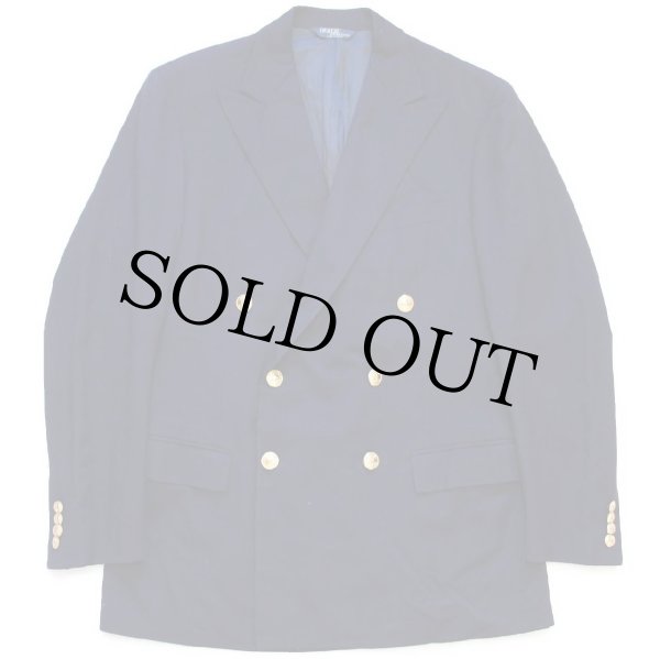 Polo by Ralph Lauren ダブルブレストジャケット 42R ダブルブレステッド クレスト ブレザー （テーラードジャケット