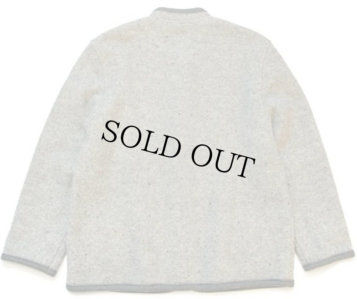 画像2: イタリア製 DOLOMITEN ネップ入り スタンドカラー チロリアン ボイルドウール ジャケット グリーン 50 (2)