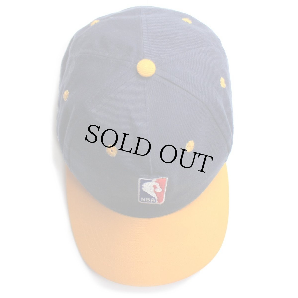 画像4: NBA×McDonald'sマクドナルド ロゴ刺繍 ツートン キャップ 紺×黄 (4)