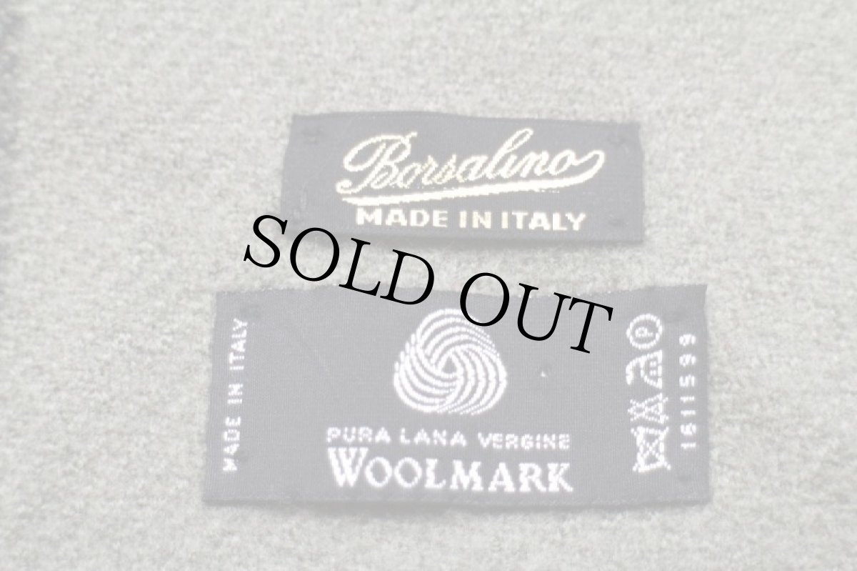 画像3: イタリア製 Borsalinoボルサリーノ タータンチェック ウール マフラー (3)