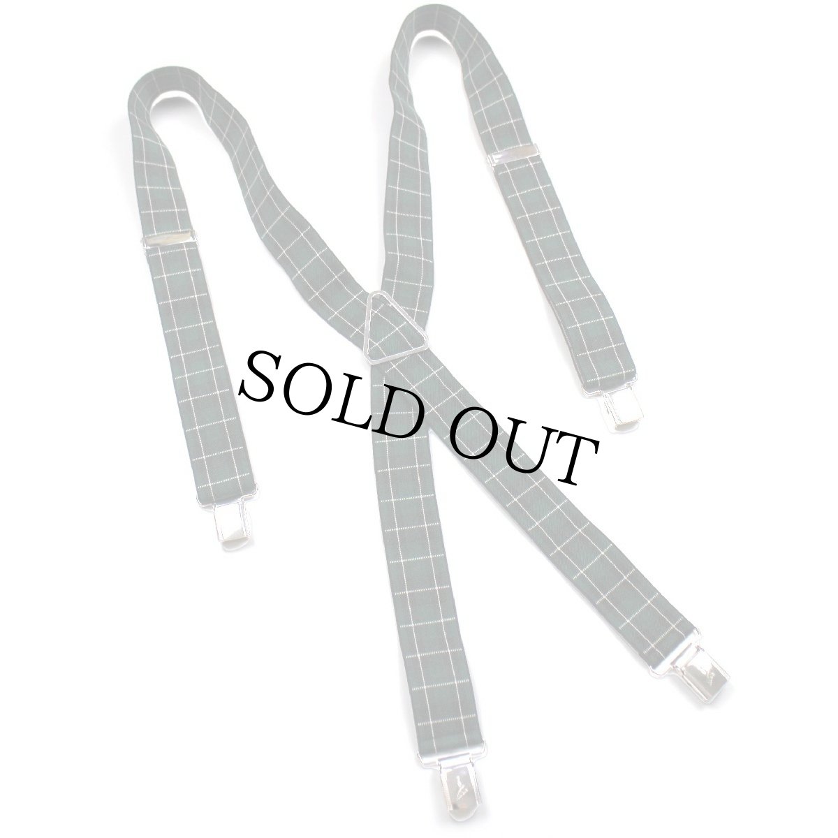 画像2: イタリア製 タータンチェック柄 クリップ式 サスペンダー★231 (2)