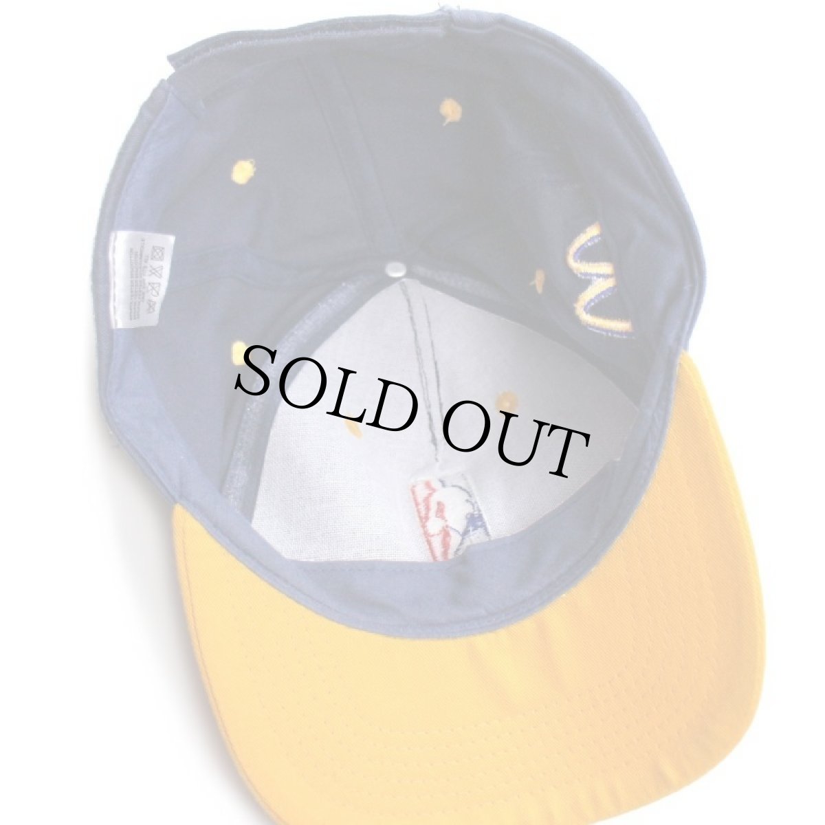 画像5: NBA×McDonald'sマクドナルド ロゴ刺繍 ツートン キャップ 紺×黄 (5)