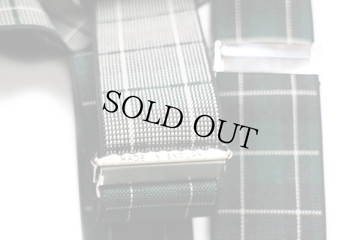 画像5: イタリア製 タータンチェック柄 クリップ式 サスペンダー★231 (5)