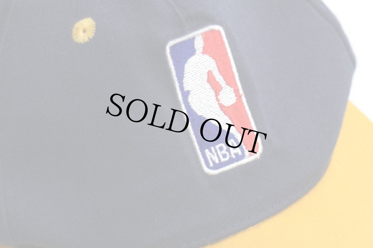 画像6: NBA×McDonald'sマクドナルド ロゴ刺繍 ツートン キャップ 紺×黄 (6)