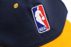 画像6: NBA×McDonald'sマクドナルド ロゴ刺繍 ツートン キャップ 紺×黄 (6)