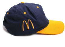 画像3: NBA×McDonald'sマクドナルド ロゴ刺繍 ツートン キャップ 紺×黄 (3)