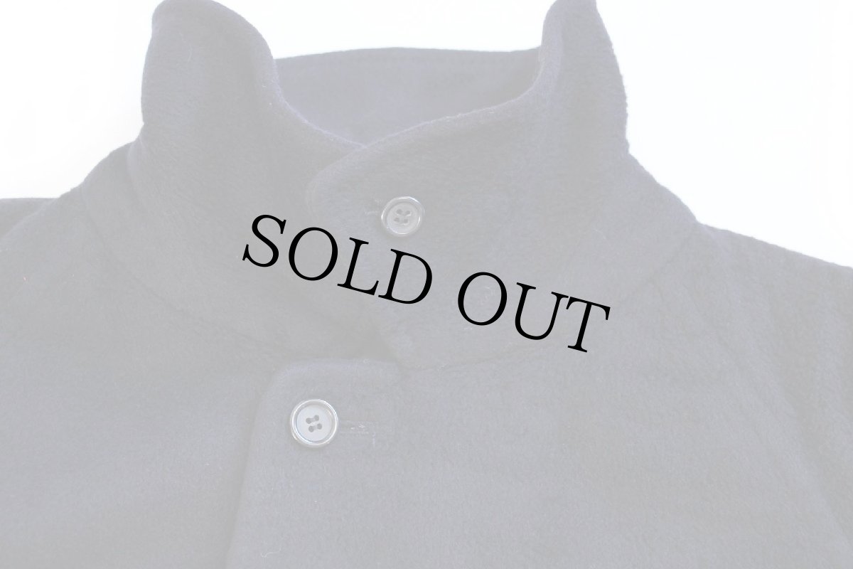 画像4: 80s 英国製 Burberrysバーバリー PRORSUM DAVIDE CENCI カシミヤ100% ステンカラーコート 濃紺 52★バルマカーン (4)