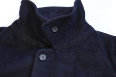 画像4: 80s 英国製 Burberrysバーバリー PRORSUM DAVIDE CENCI カシミヤ100% ステンカラーコート 濃紺 52★バルマカーン (4)