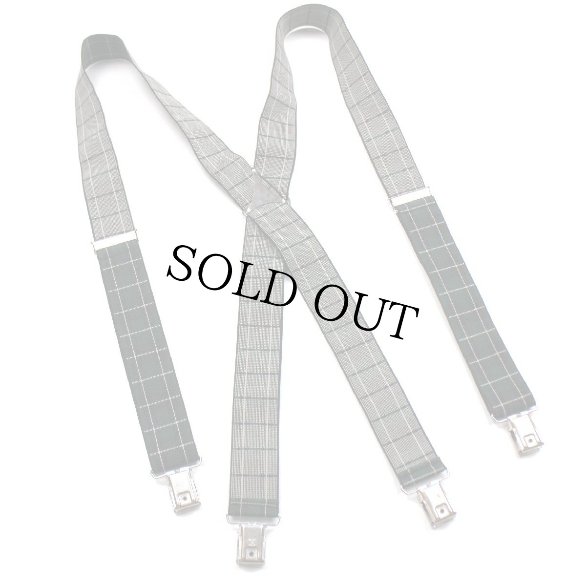 画像3: イタリア製 タータンチェック柄 クリップ式 サスペンダー★231 (3)