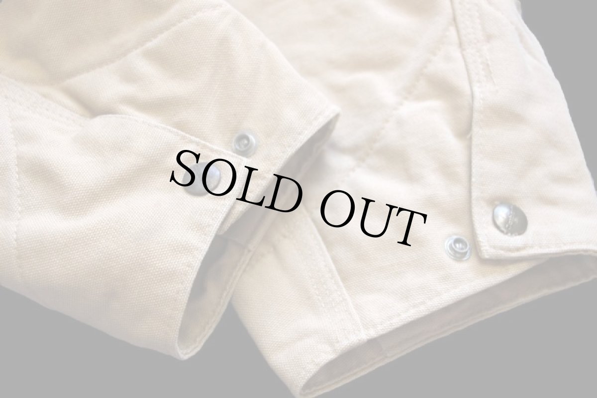 画像8: 00s メキシコ製 carharttカーハート ブランケットライナー ダック地 ワークジャケット 薄茶 フェード 2XL-R (8)