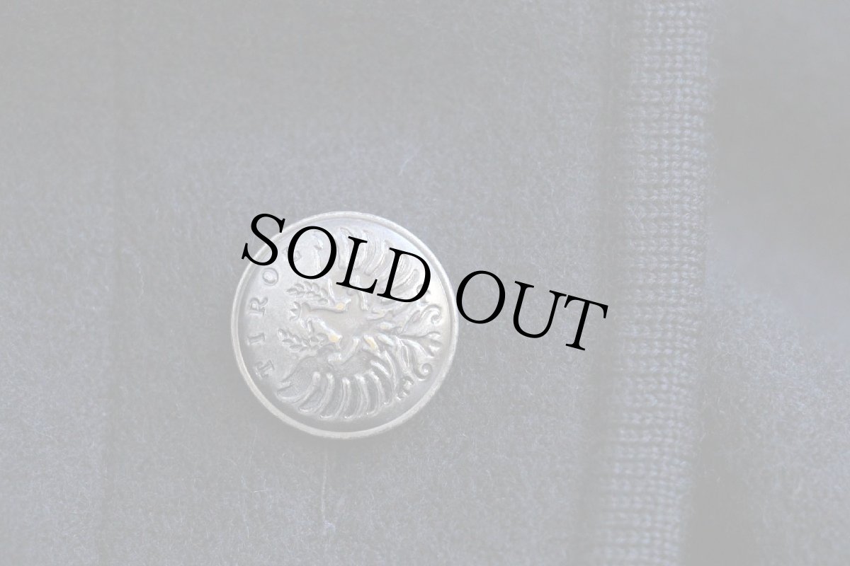 画像6: オーストリア製 GEIGER スタンドカラー チロリアン ロング ボイルドウール コート 黒 34 (6)