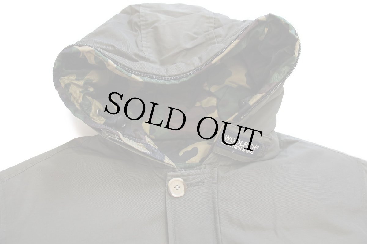 画像8: 00s WOOLRICH JOHN RICH&BROS ウールリッチ 迷彩×オリーブ リバーシブル アークティックパーカー ダウンコート KIDS14★B-9タイプ (8)
