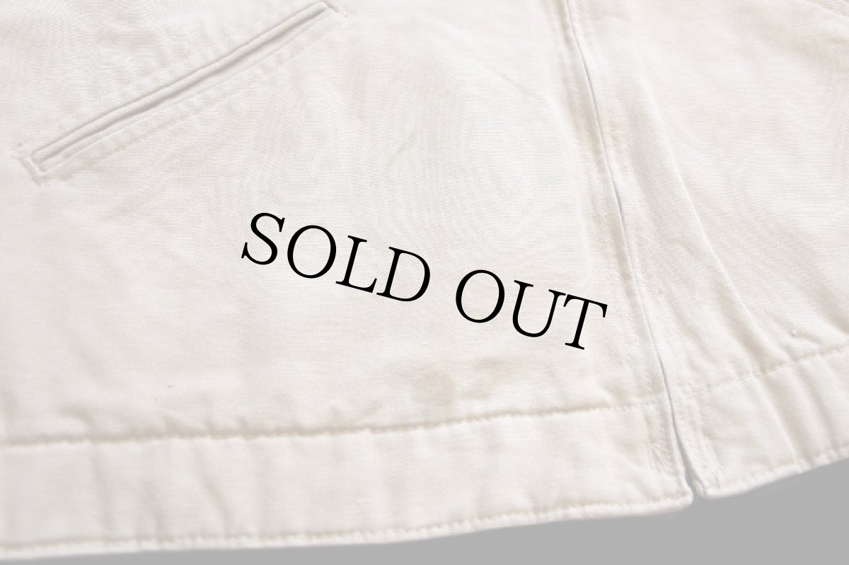 画像6: 00s メキシコ製 carharttカーハート ブランケットライナー ダック地 ワークジャケット 薄茶 フェード 2XL-R (6)