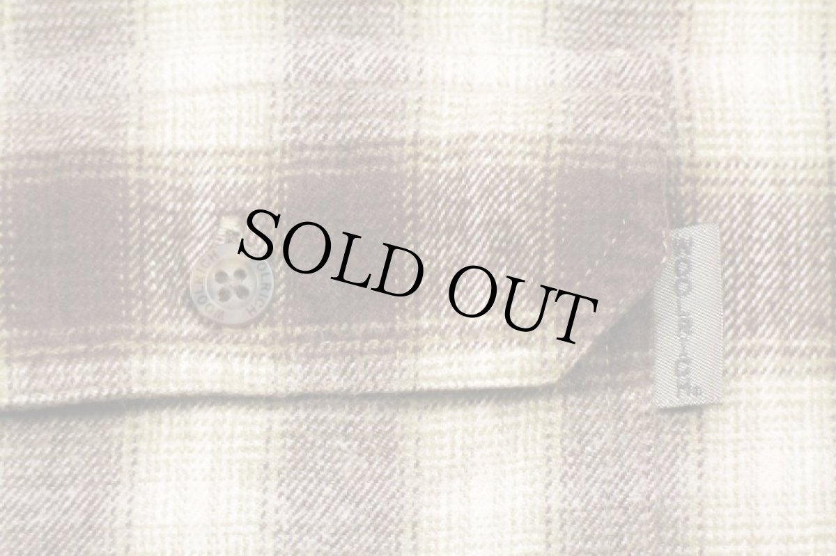 画像5: 00s WOOLRICHウールリッチ オンブレチェック コットン フランネルシャツ M (5)