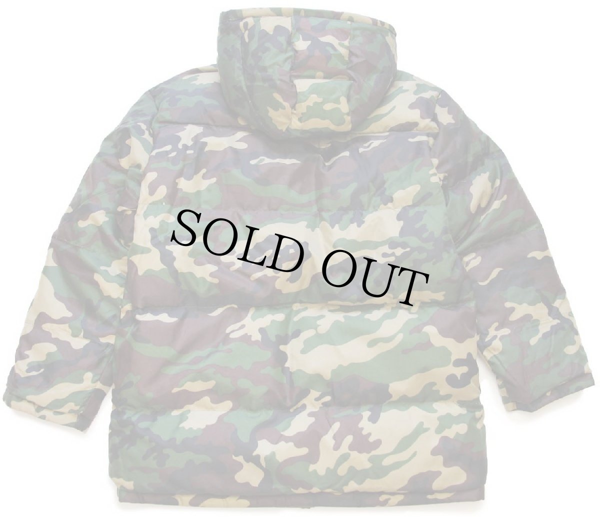 画像2: 00s WOOLRICH JOHN RICH&BROS ウールリッチ 迷彩×オリーブ リバーシブル アークティックパーカー ダウンコート KIDS14★B-9タイプ (2)