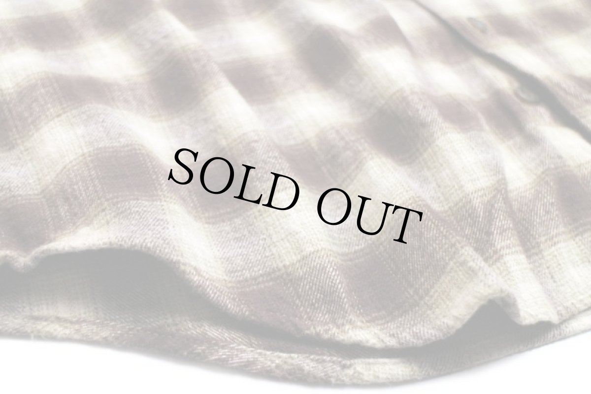 画像6: 00s WOOLRICHウールリッチ オンブレチェック コットン フランネルシャツ M (6)