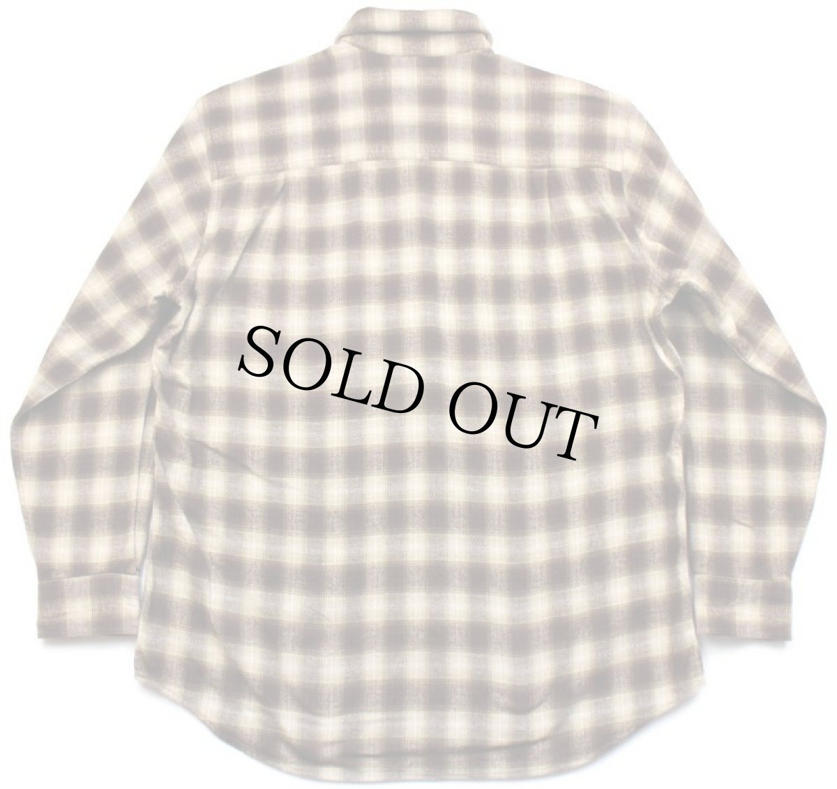 画像2: 00s WOOLRICHウールリッチ オンブレチェック コットン フランネルシャツ M (2)