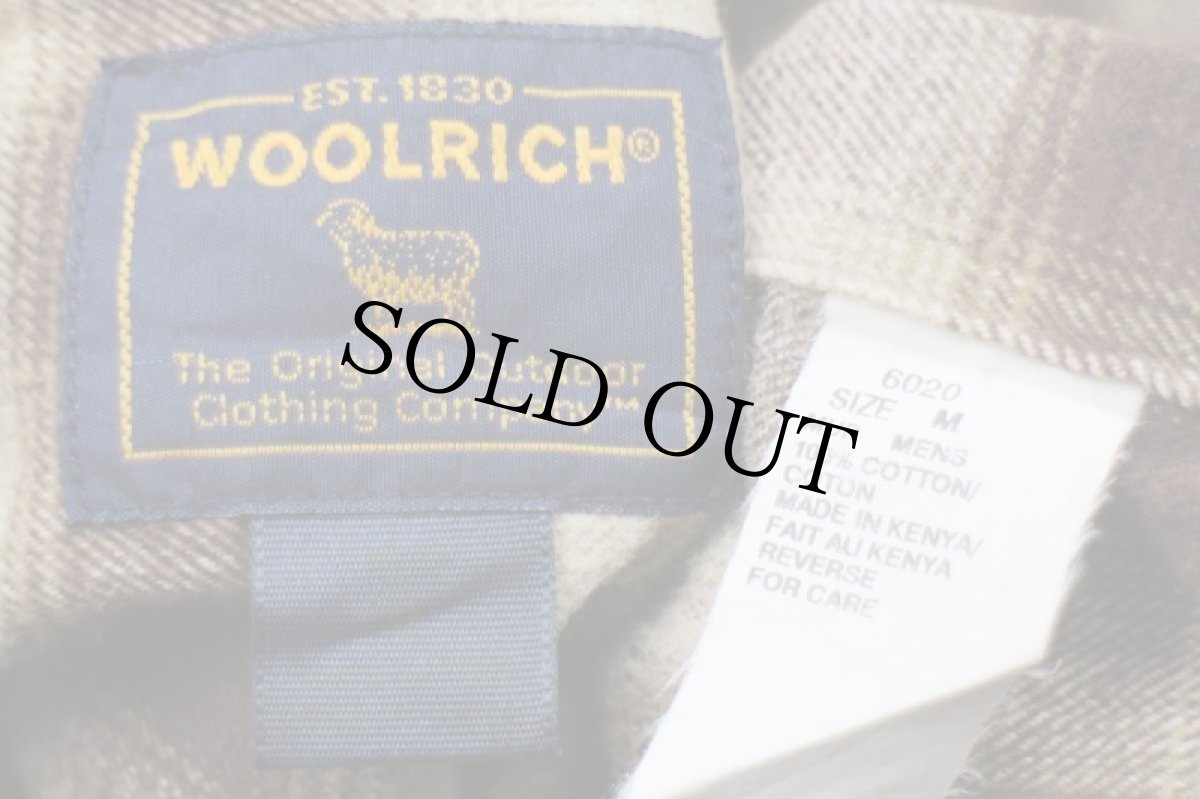 画像4: 00s WOOLRICHウールリッチ オンブレチェック コットン フランネルシャツ M (4)