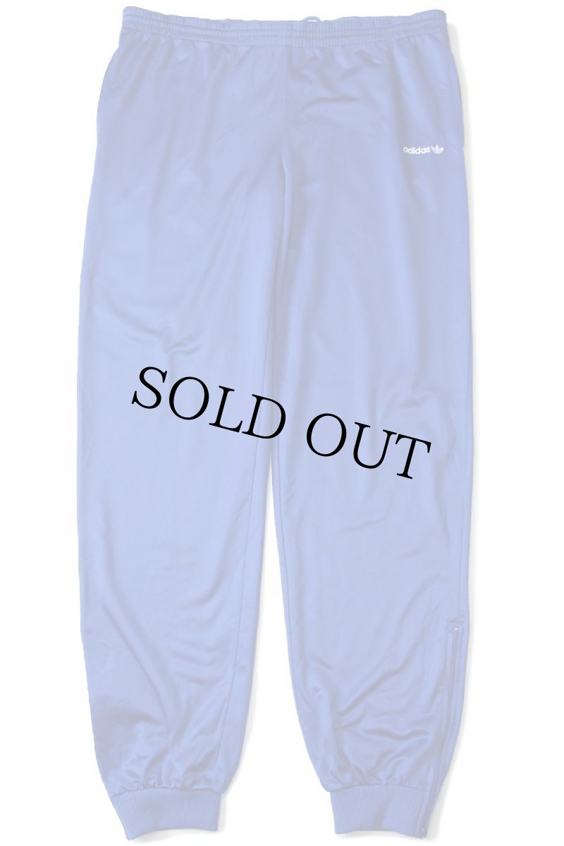 画像2: 90s adidasアディダス トレフォイル ロゴ刺繍 トラックパンツ 青 D7★ジャージ (2)