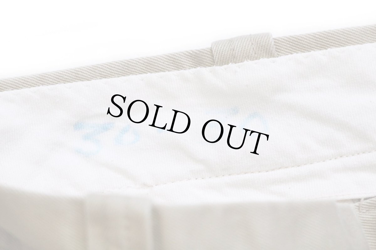 画像6: 60s 米軍 U.S.ARMY コットンツイル チノパン カスタム カーキ w29 (6)