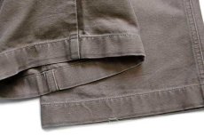 画像7: 00s patagoniaパタゴニア オーガニックコットン キャンバス パンツ グレーブラウン 33 (7)
