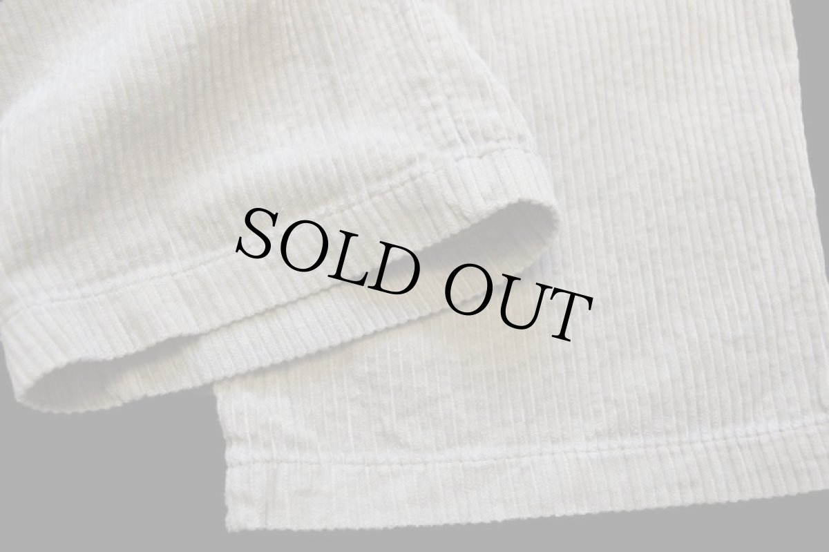 画像7: 00s EddieBauerエディーバウアー ツータック コットン 太畝 コーデュロイパンツ ベージュ w34 L32★スラックス (7)