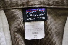 画像6: 00s patagoniaパタゴニア オーガニックコットン キャンバス パンツ グレーブラウン 33 (6)