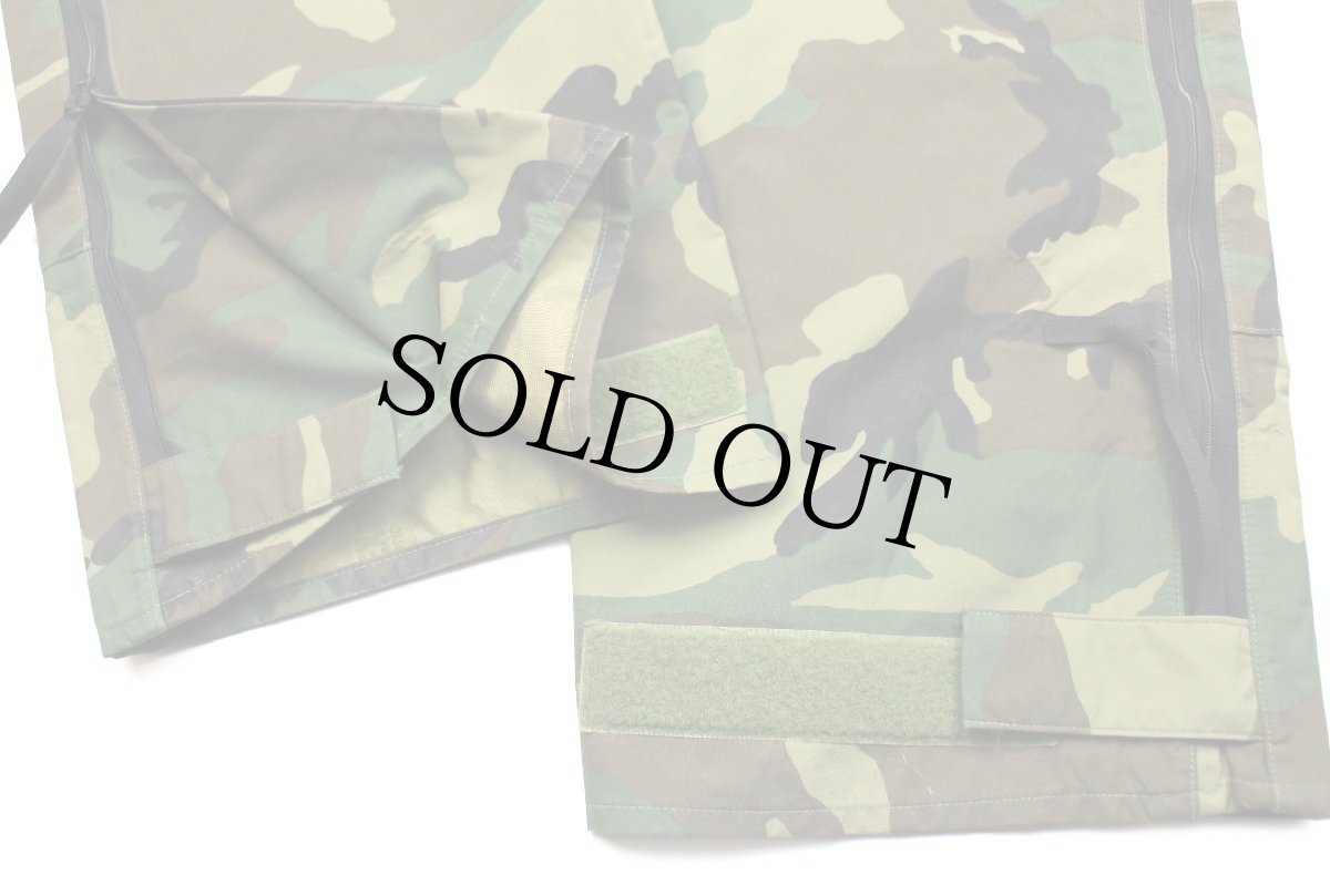 画像8: 90s 米軍 U.S.ARMY ECWCS GEN1 ウッドランドカモ GORE-TEXゴアテックス ナイロン オーバーパンツ L-R★31 (8)