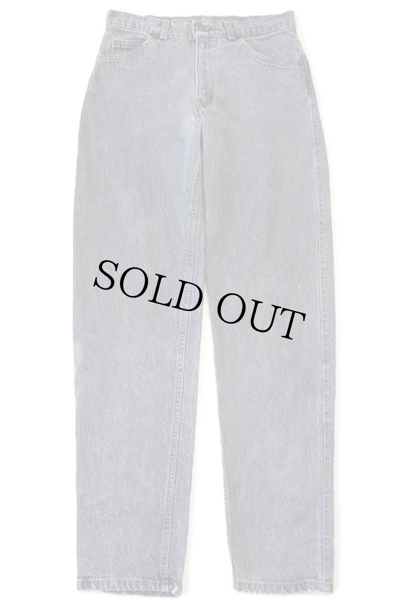 画像2: 80s USA製 Levi'sリーバイス 550 先染め ブラック デニムパンツ W30 L32 (2)