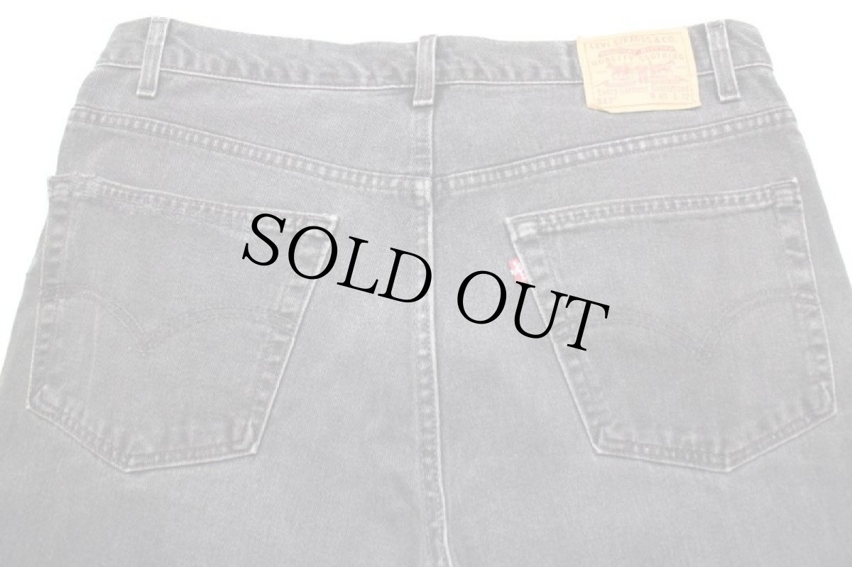 画像5: 00s USA製 Levi'sリーバイス 517 ブラック デニムパンツ フェード w40 L32★SDP2408 ブーツカット (5)