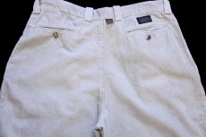 画像5: 90s イタリア製 Levi'sリーバイス ツータック スラックス 太畝 コーデュロイパンツ オフホワイト w34★ユーロ (5)