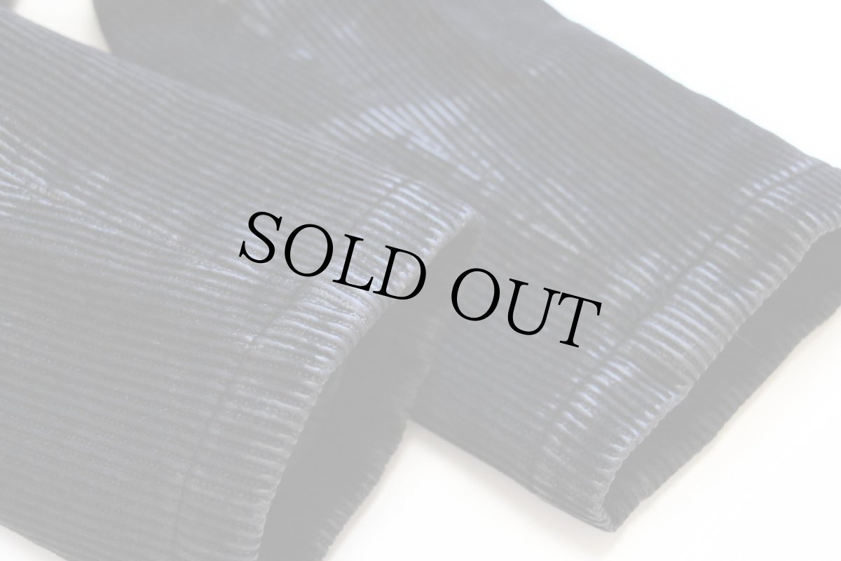 画像7: 90s イタリア製 DEPARTMENT ダブルブレスト パイルフリースライナー 太畝 コーデュロイコート 黒 48 (7)