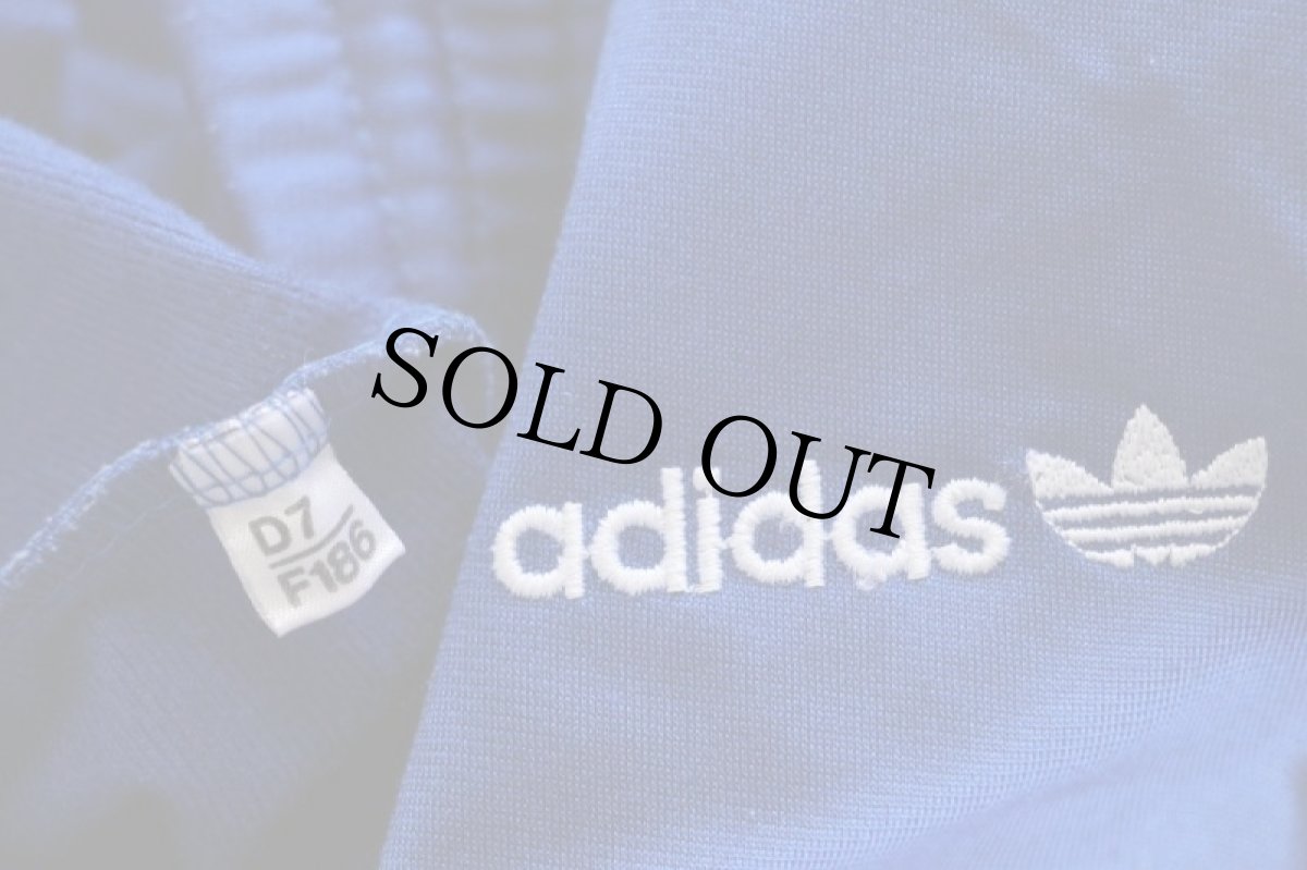 画像6: 90s adidasアディダス トレフォイル ロゴ刺繍 トラックパンツ 青 D7★ジャージ (6)