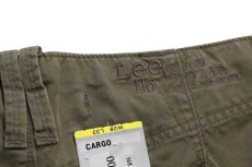 画像7: デッドストック★Leeリー CARGO USED加工 コットン カーゴパンツ オリーブ w28 L33★ユーロ (7)