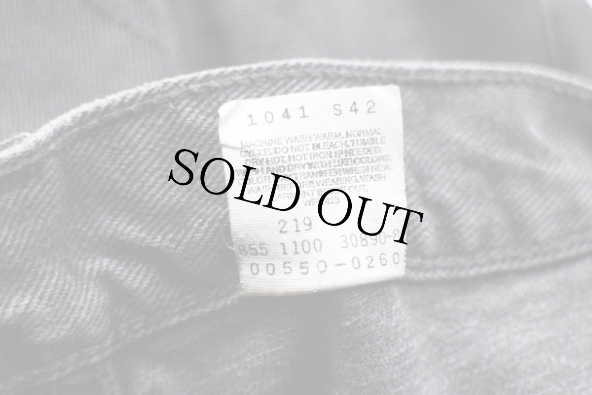 画像7: 00s メキシコ製 Levi'sリーバイス 550 ブラック デニムパンツ フェード w40 L30★SDP2453 (7)