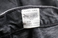 画像7: 00s メキシコ製 Levi'sリーバイス 550 ブラック デニムパンツ フェード w40 L30★SDP2453 (7)