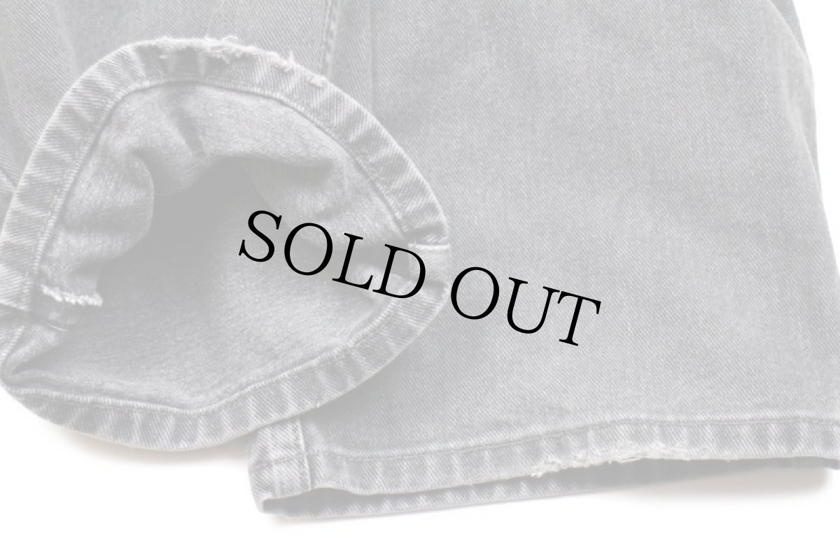 画像8: 00s メキシコ製 Levi'sリーバイス 550 ブラック デニムパンツ フェード w40 L30★SDP2453 (8)