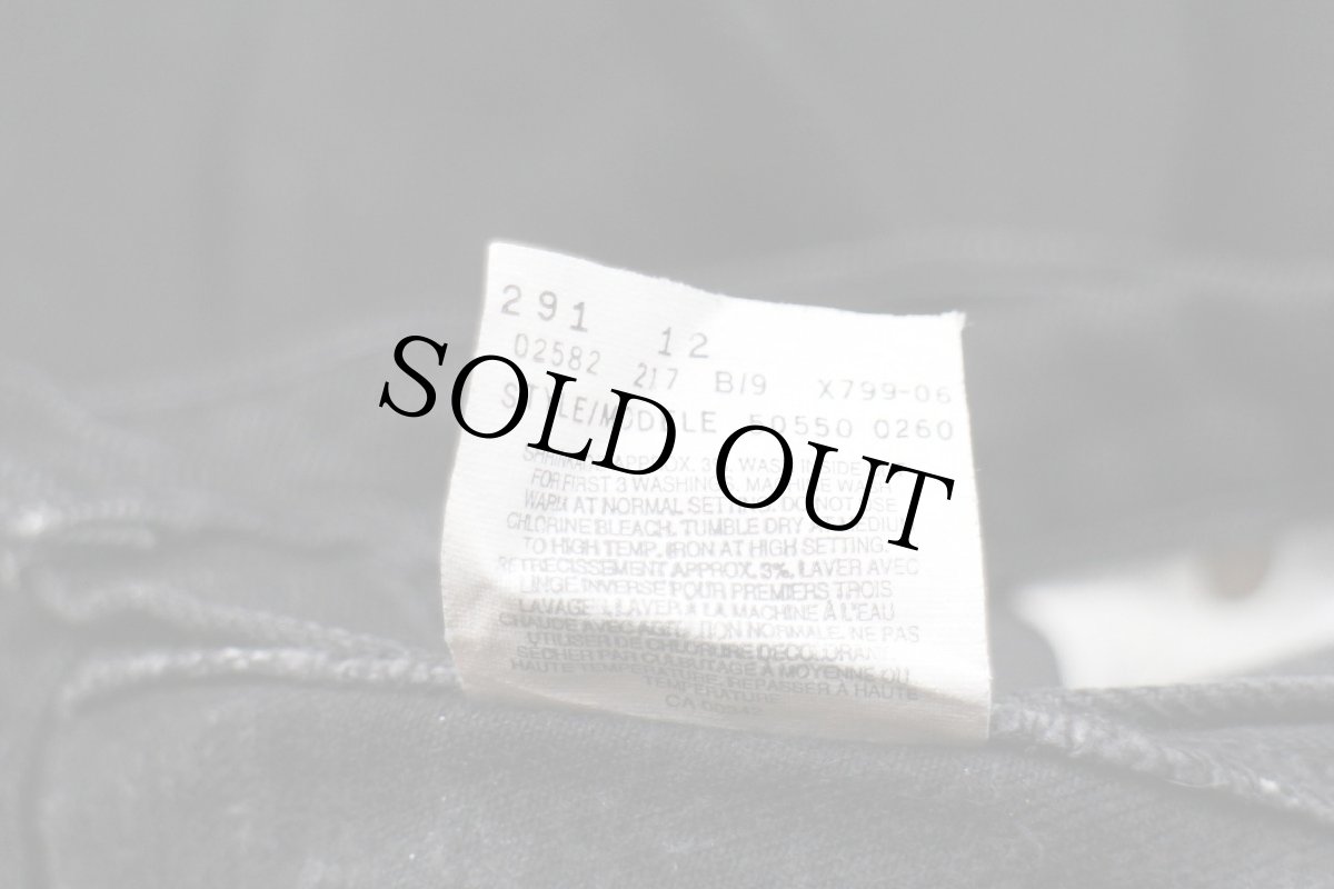 画像7: 90s カナダ製 Levi'sリーバイス 550 ブラック デニムパンツ w36 L30★SDP2451 (7)