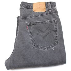 画像1: 90s USA製 Levi'sリーバイス 550 ブラック デニムパンツ フェード w39★SDP2399 (1)