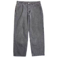 画像2: 00s メキシコ製 Levi'sリーバイス 550 ブラック デニムパンツ フェード w40 L30★SDP2453 (2)