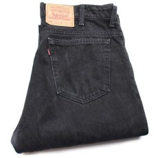 画像1: 90s カナダ製 Levi'sリーバイス 550 ブラック デニムパンツ w36 L30★SDP2451 (1)